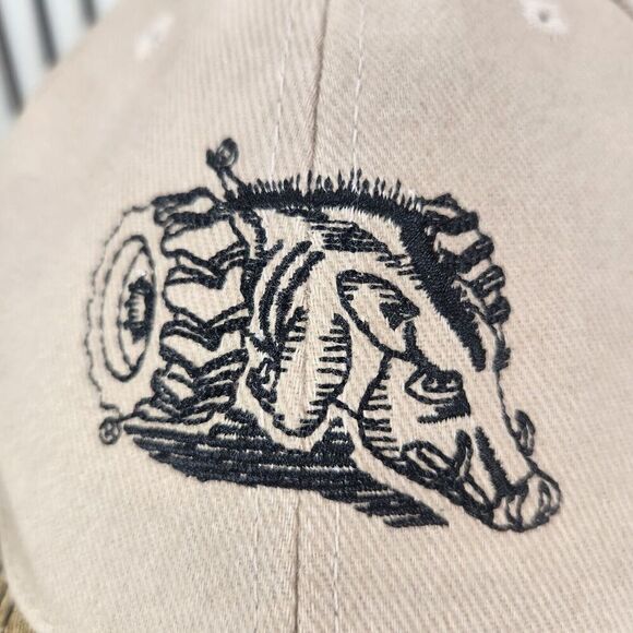 Mud Hog Hydraulic RWD Strapback Hat Cap Beige Green Camo Harvesting Brand Farmer - Picture 3 of 10